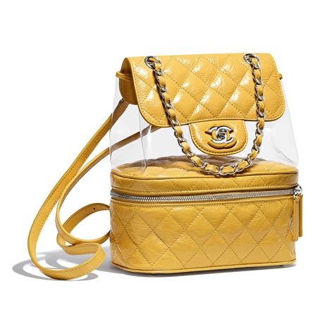 chanel white pvc backpack|authentic Chanel backpack.